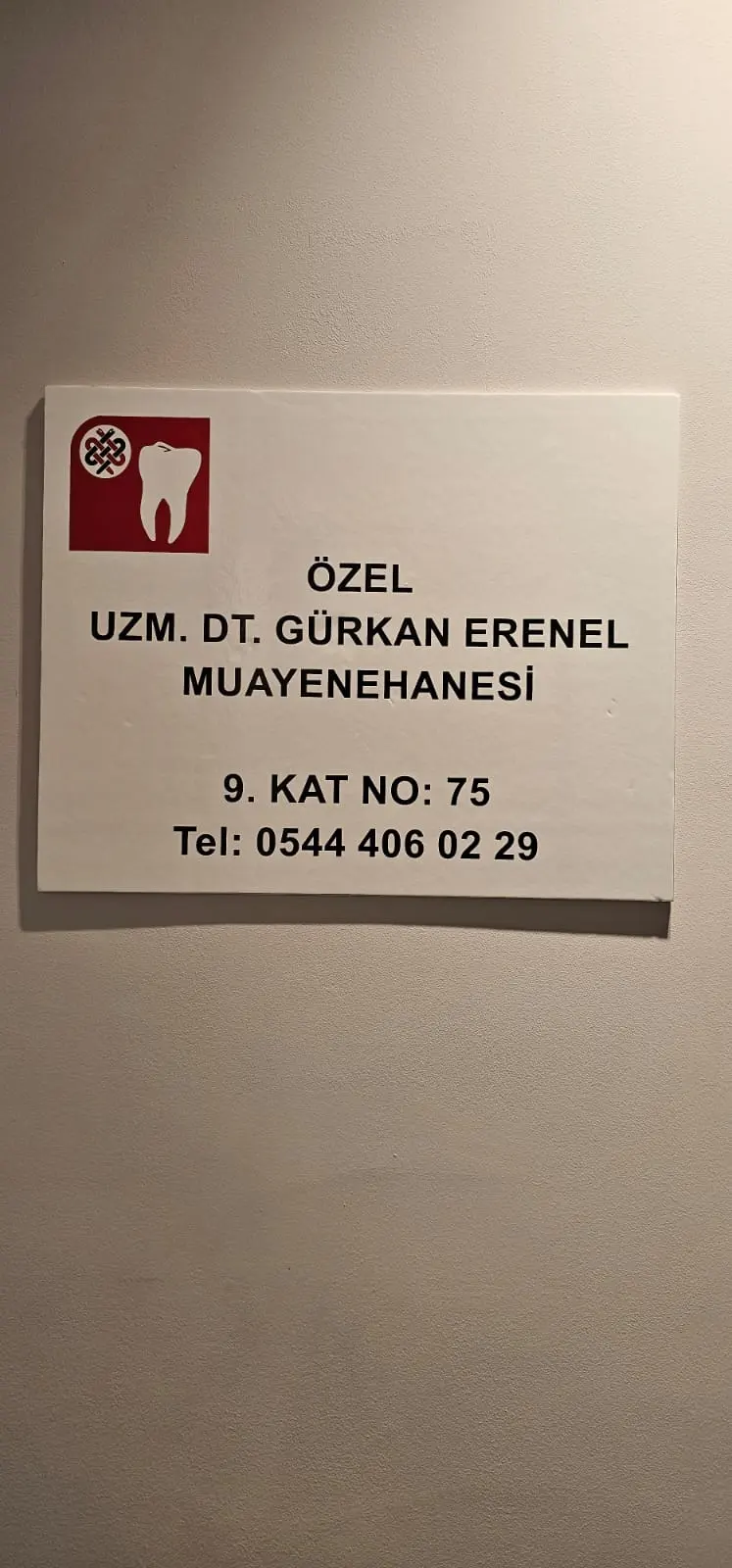 Uzm. Dt. Gürkan Erenel Muayenehanesi