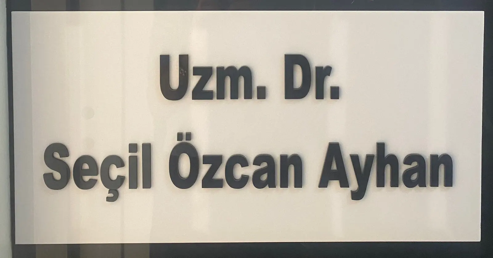 Uzm. Dr. Seçil Özcan Ayhan Muayenehanesi