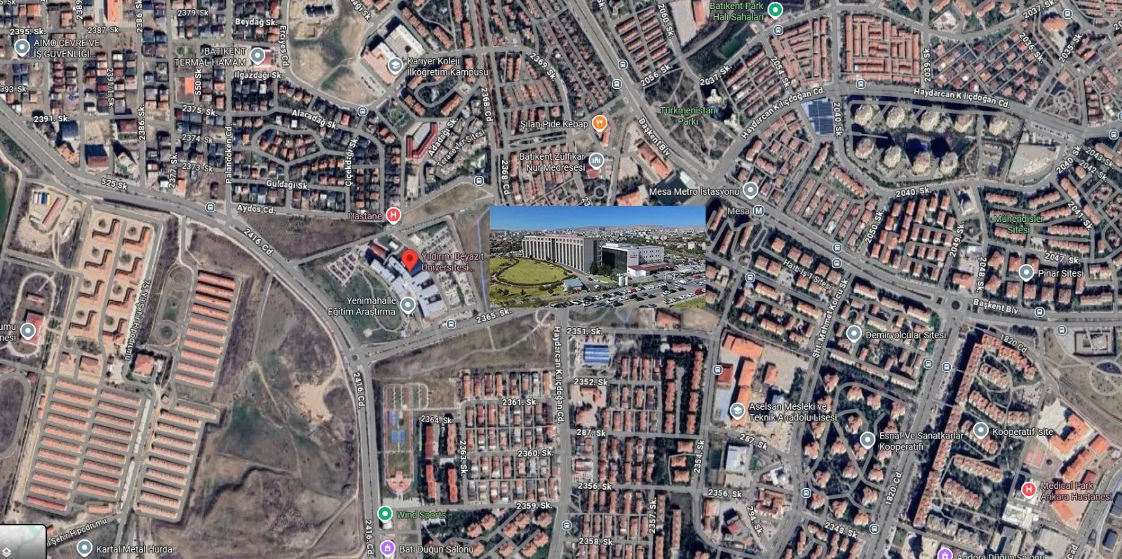 T.C. Sağlık Bakanlığı Ankara Yıldırım Beyazıt Üniversitesi Yenimahalle E.A.H.