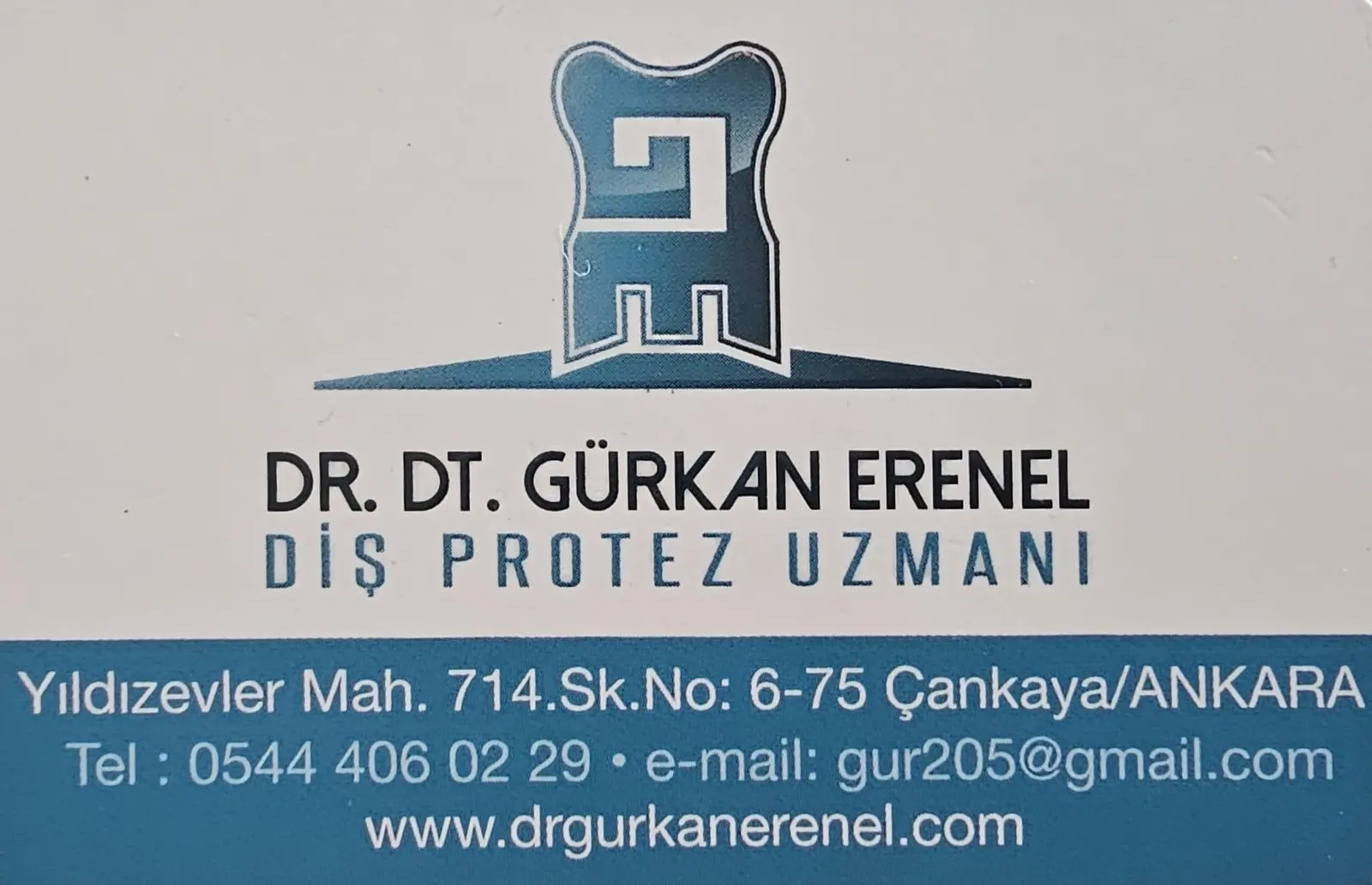 Uzm. Dt. Gürkan Erenel Muayenehanesi logo