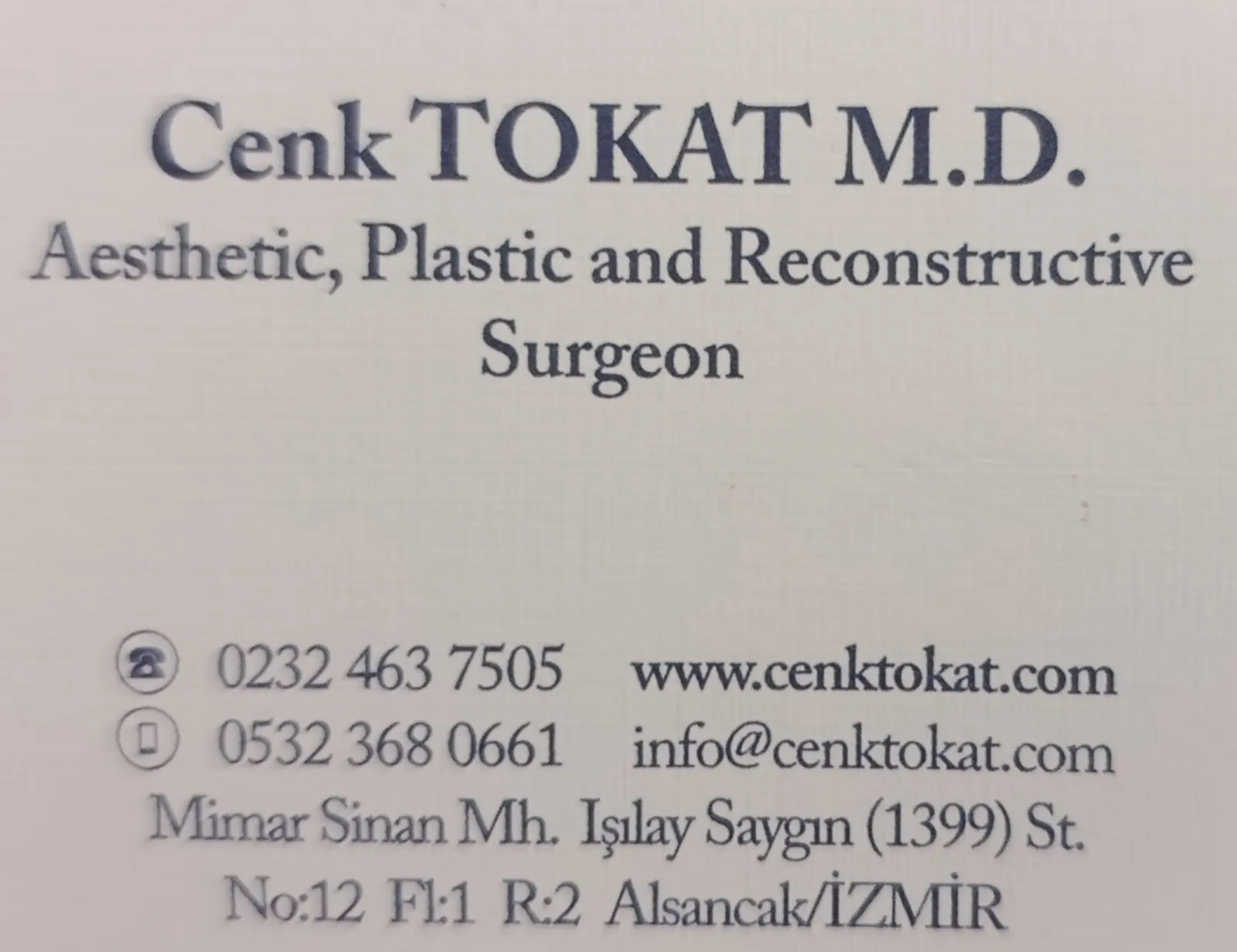 Op. Dr. Cenk Tokat Muayenehanesi logo