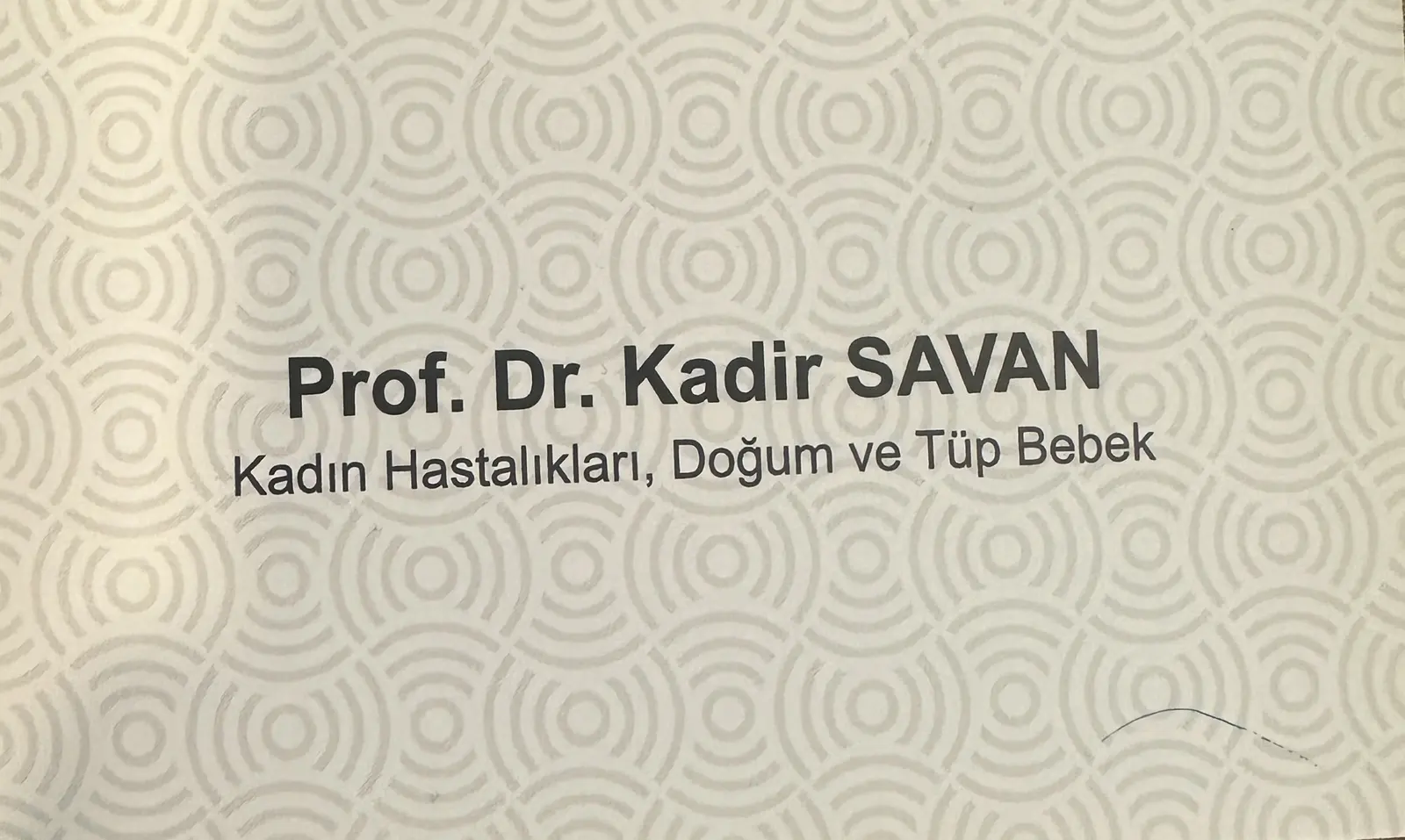 Prof. Dr. Kadir Savan Muayenehanesi logo