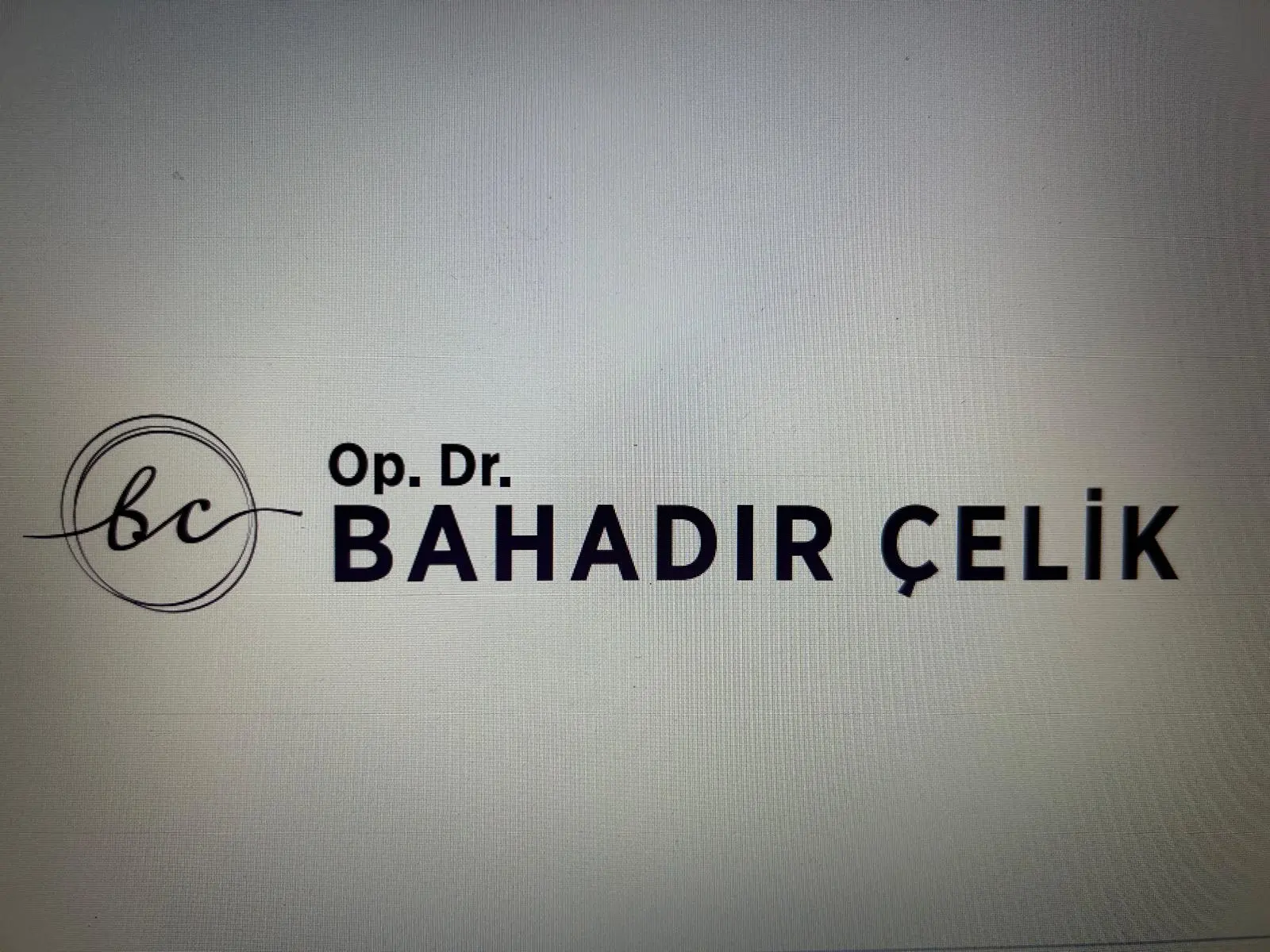 Op. Dr. Bahadır Çelik Muayenehanesi logo